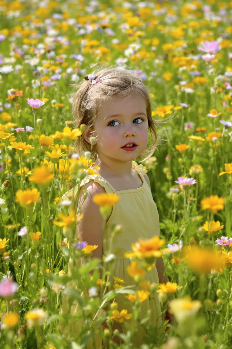 Postcrest AI realistic image generator girl in field