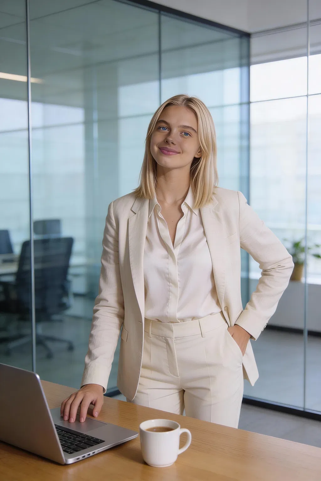 Emma AI photoshoot scenario 1 pose 2