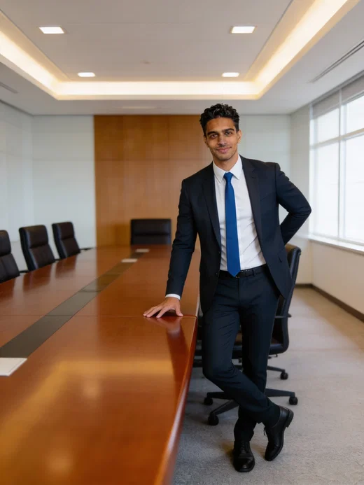 AI photoshoot — Boardroom